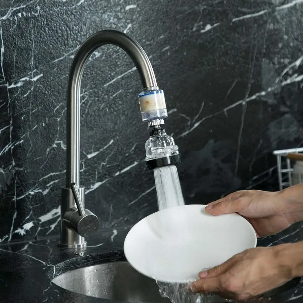 Вращающаяся распылительная головка для дехлорирования кран прочный фильтрующая