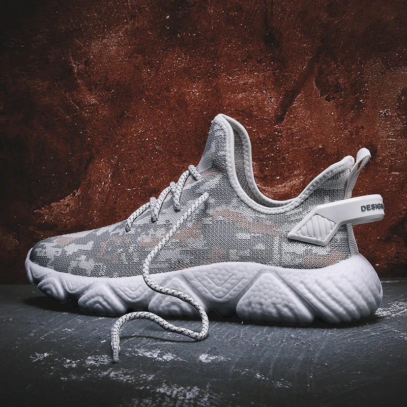 Кроссовки мужские дышащие легсветильник с сеткой большого размера 45 46 | Обувь
