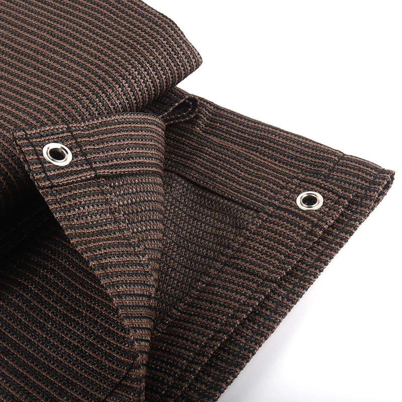 Кофейный коричневый анти УФ ПЭНД Солнцезащитная сетка от солнца затеняющая