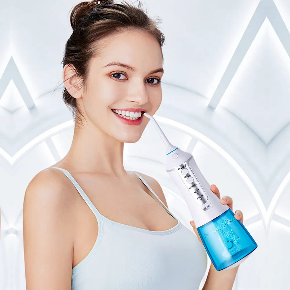 Ирригатор полости рта AZDENT портативный ирригатор 5 насадок для чистки зубов