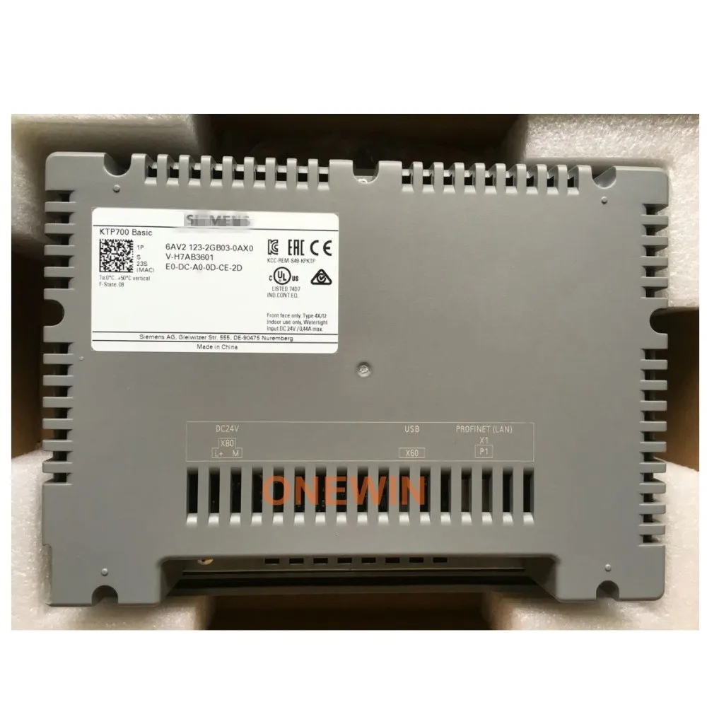 Новое и оригинальное 6AV2123-2GB03-0AX0 HMI сенсорный экран 7 дюймов интерфейс человеческая машина панель KTP700 BASIC