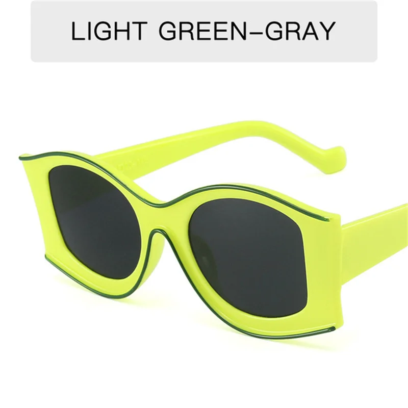 

2021 new trend big frame sunglasses collision color sunken frame fashion mirror female Instagram web celebrity street shoot styl