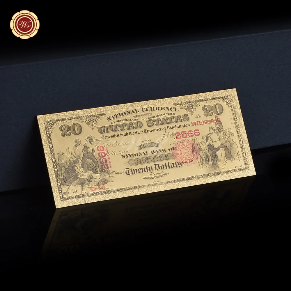 

Коллекционная банкнота США 100 долларов серебряное покрытие