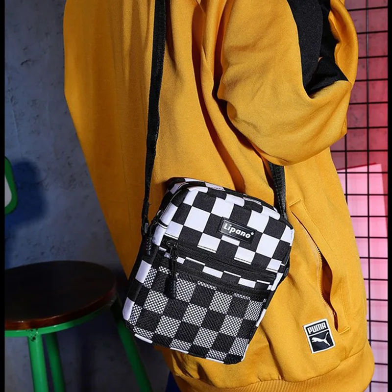 B 2020 женская элегантная Новая модная сумка в японском стиле Харадзюку черно белую