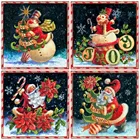 EverShine бриллиантовый рисунок Рождество наборы для вышивки крестиком Алмазная вышивка ручной работы Мультяшные изображения мозаики из бисера