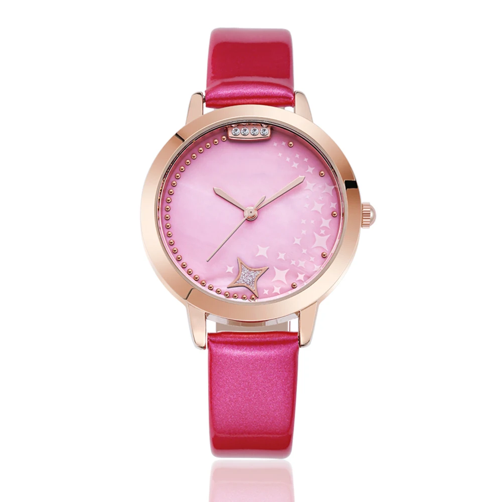 

Fashon women brand watches leather strap casual wristwatches NO.2