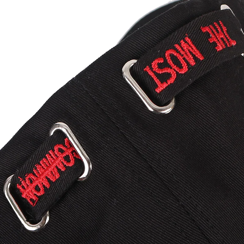 Бейсболка в стиле хип-хоп унисекс черная бейсболка с вышитыми буквами Корейском