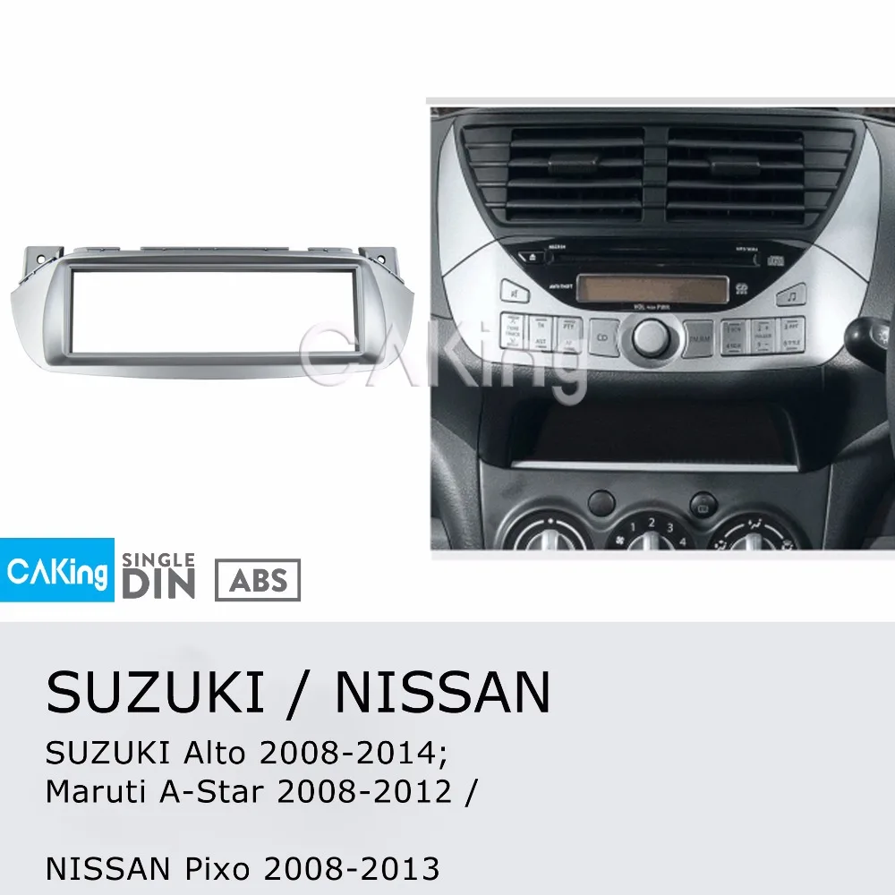 Панель радиоприемника Автомобильная одинарная для SUZUKI Alto 2008 2014 установочная