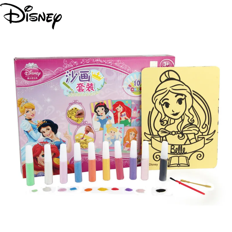 

Disney Cute Cartoon Comic Frozen Sand Painting Simple Color Children's Handmade Set Pen