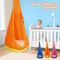 hammock chair child kids hanging hammock for playing resting soft seat with inflatable cushion indooroutdoor garden backyard