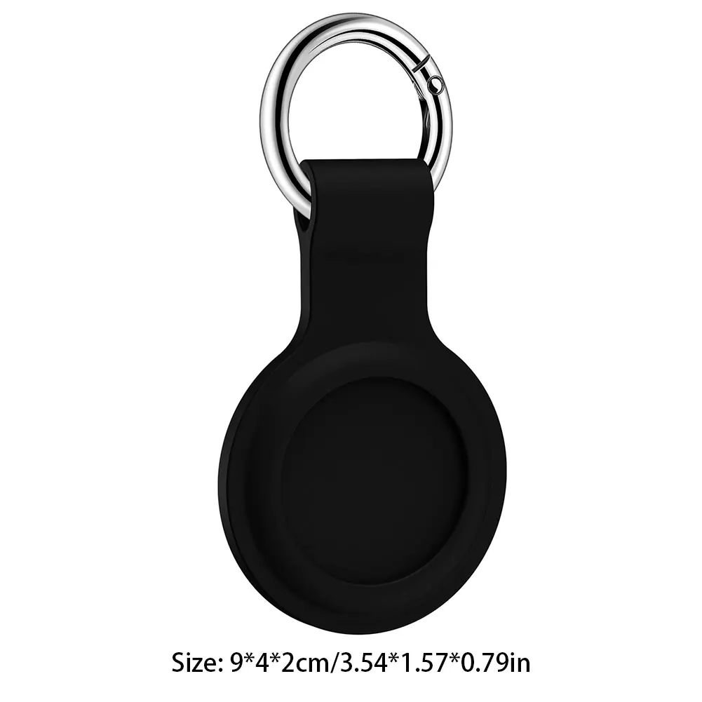 

Silicone Protective Compatible With Airtags Case Cover Bluetooth Tracker Cover Airtags Accessories Airtags Protective Cover