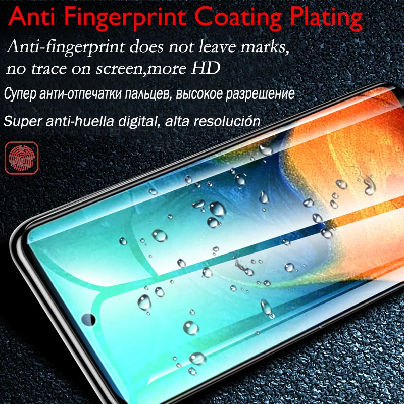 Полное покрытие желе клеевое стекло для Huawei P30 Pro P40 Mate 20 30 Защита экрана Honor Nova 7 Plus