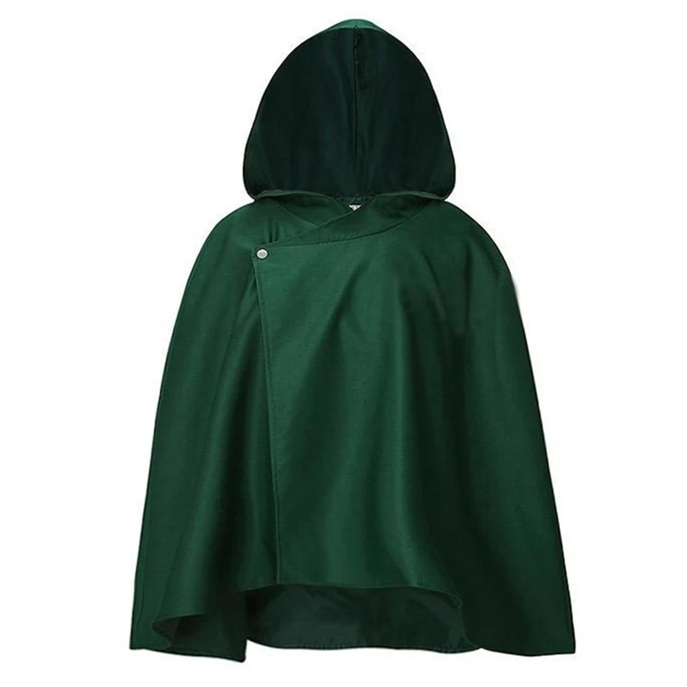 

Japanese Hoodie Attack On Titan Cloak Gloves Shingek No Kyojin Scouting Legion Costume Anime Cosplay Green Cape