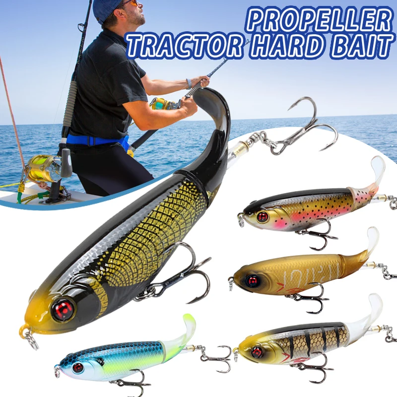 

10.5cm Outdoor Rotating Tail Floating Hard Fishing Bait Lure Tackle Sharpness Hook EDF88