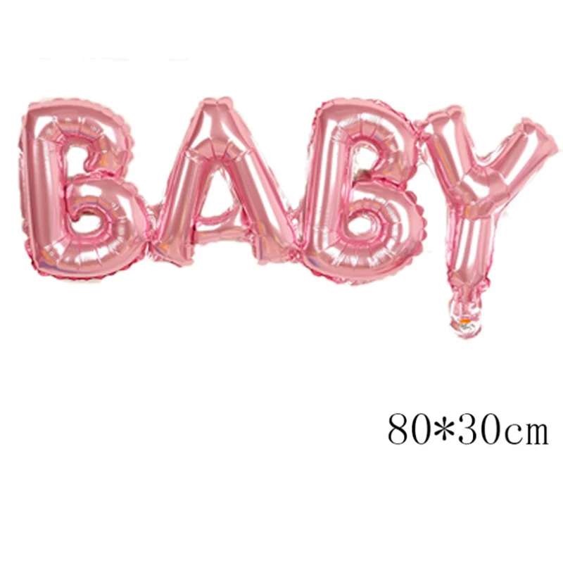 Соединенный мальчик девочка шар из алюминиевой фольги в форме буквы дети день