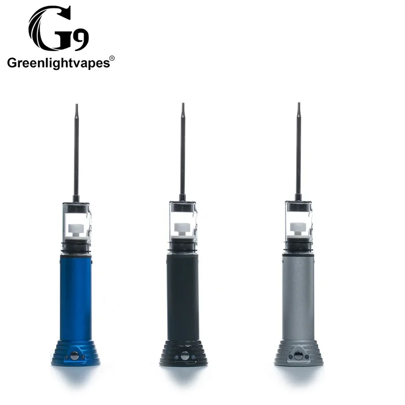 

Greenlightvapes G9 Mini HEnail Dab Rig Kit Ti/Ceramic/Quartz Dish Glass Water Filter Wax Concentrate Oil Electric E Nail