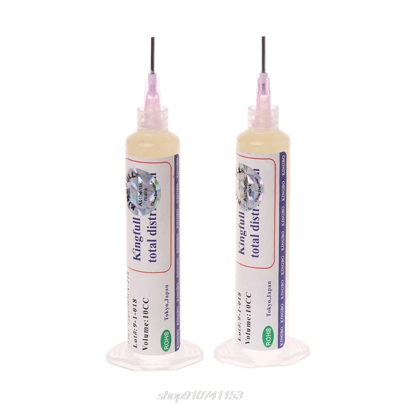 

2 Pcs 10CC RMA-218 BGA Reballing No-Clean Repair Solder Flux Paste With Needles J04 21 Dropshipping