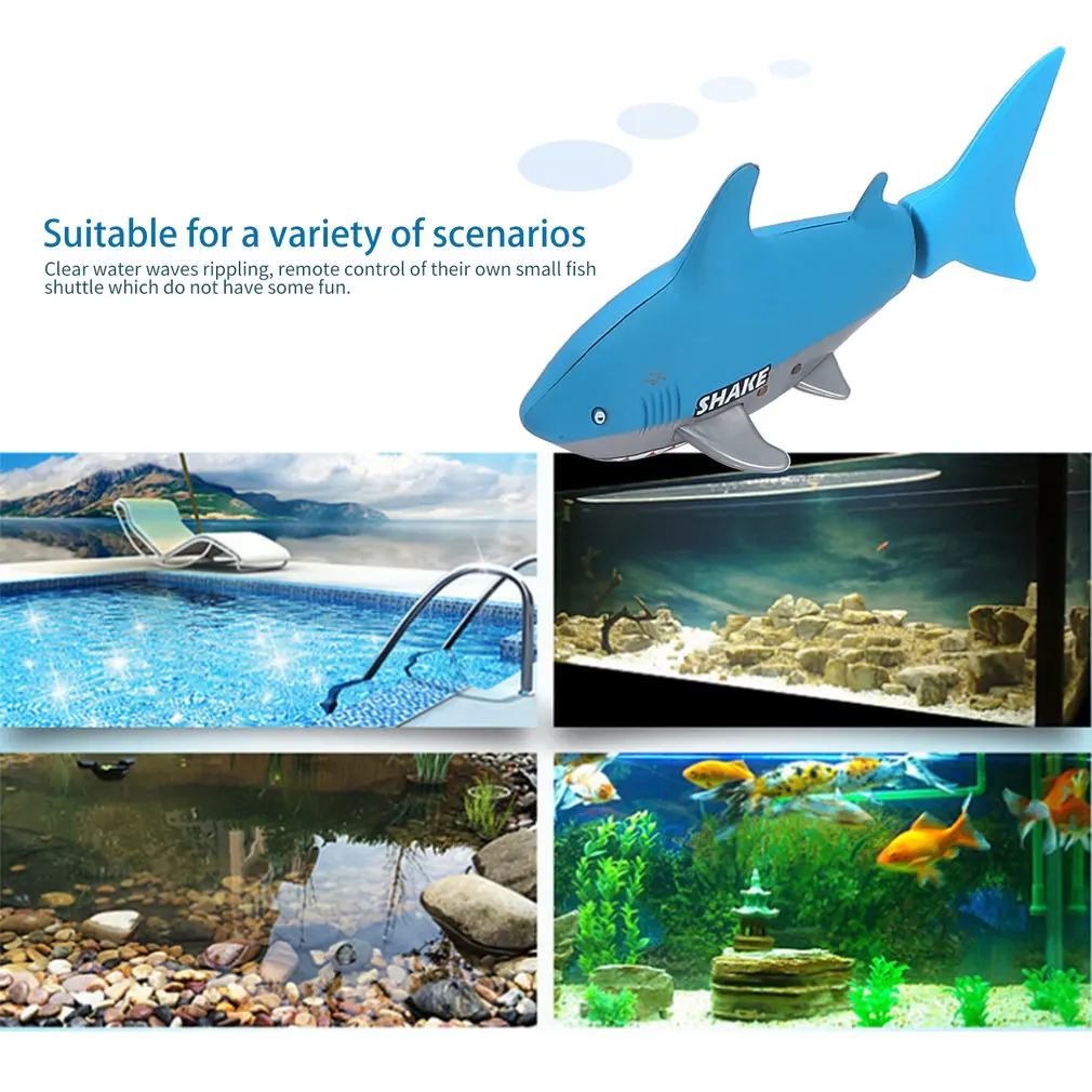 Mini RC Submarine 4 CH Remote Small Sharks Control Toy With USB Christmas Children Kids Gift Unique Packaging | Игрушки и хобби