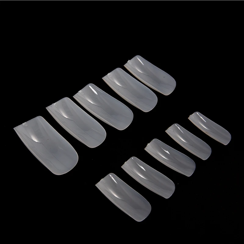 500 шт французские акриловые искусственные накладные ногти полное покрытие