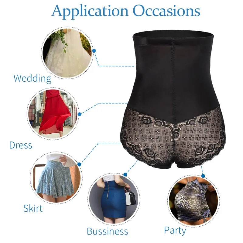 

Body Shapers Lingerie Sexy Seamless Tummy Waist Slimming Briefs Shapewear Women High Waist Control Panties