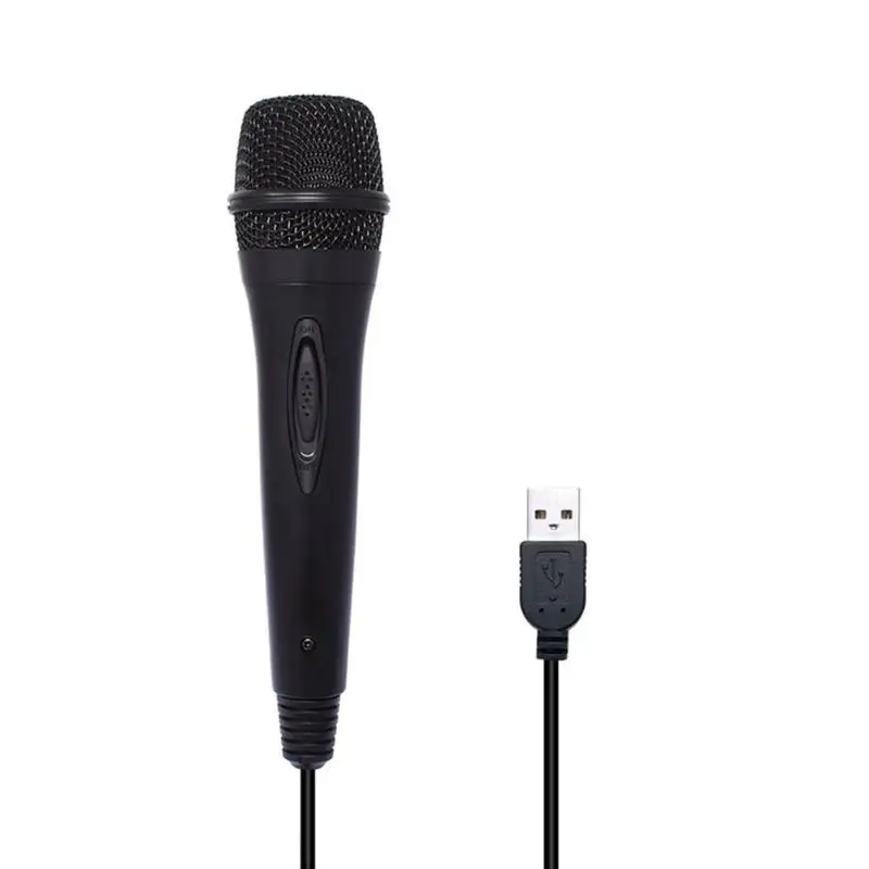 

100pcs 3M USB Wired High Performance Karaoke MIC Microphone for Switch/PS 2/Wii/XBOXone/PC
