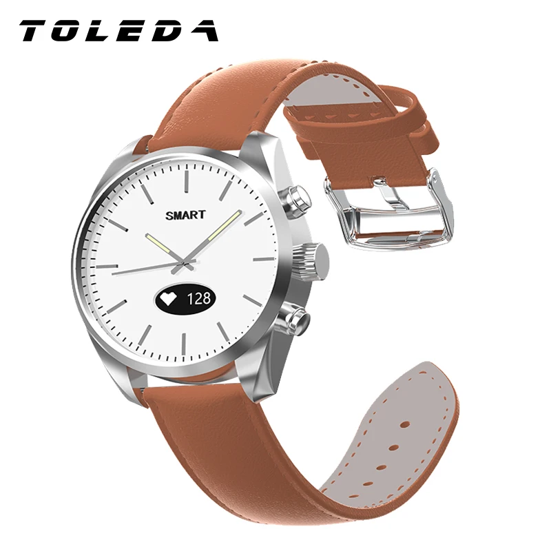 

Toleda T4 Quartz Women Men Wristband Health Fithness Tracker Passometer SmartWatch 2020 Heart Rate Monitor Hybrid Smart Watch