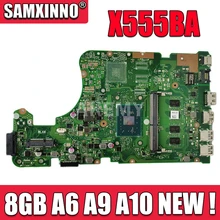 For Asus X555QG X555Q X555B X555BP K555B A555B X555QA X555BA Mainboard Motherboard ( A4 A6 A9 A10 ) CPU 8GB-RAM