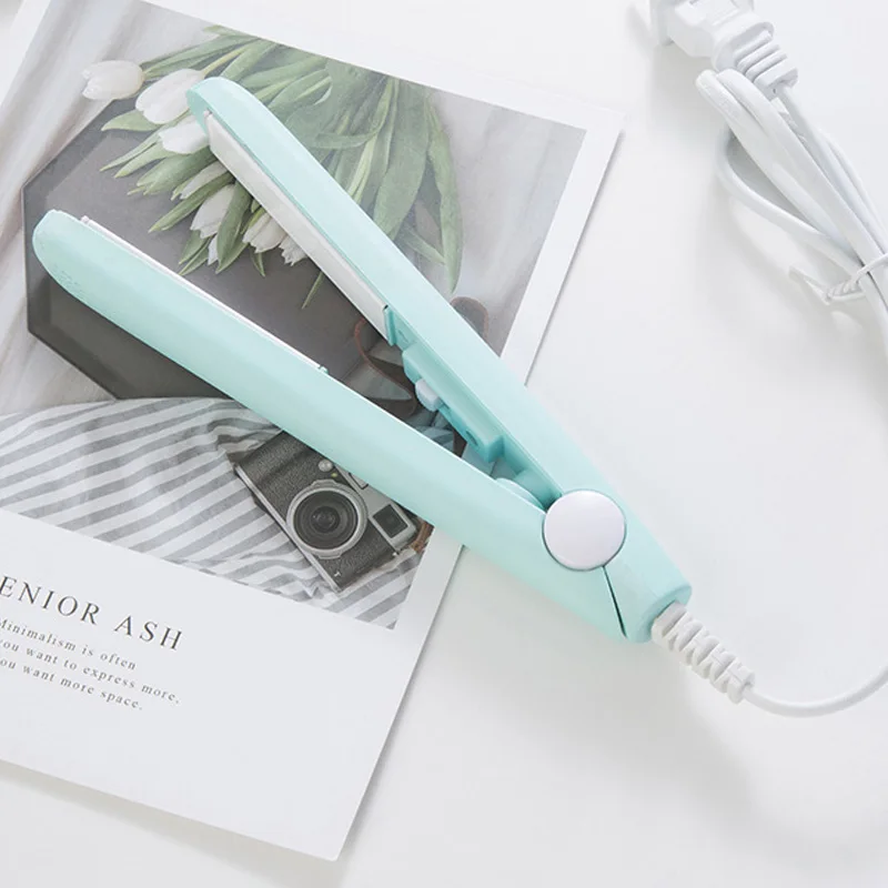 

Curling Iron Mini Hair straightener Iron ceramics Direction Styling Tools Hair curler Flat iron Bart Hair straightener
