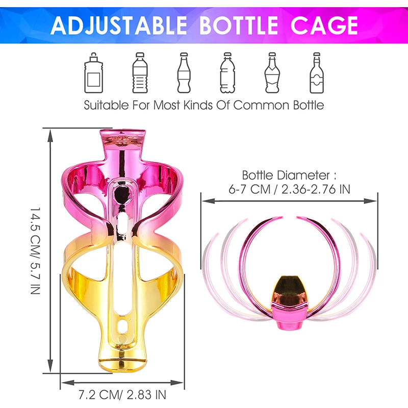 

WEST BIKING Bicycle Water Bottle Cage Ultralight MTB Road Bike Bottles Cage Holder Matte Drink Cup Brackets Cycling Accessories