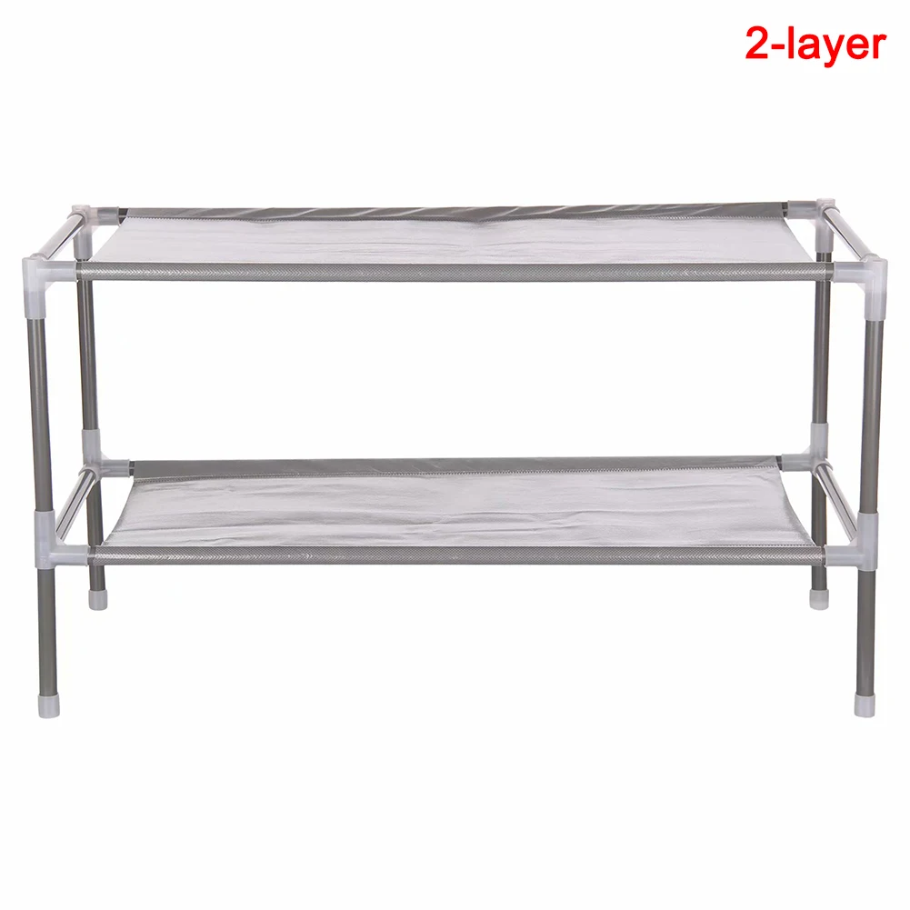 Сборный шкаф для обуви дома простой многоуровневый органайзер хранения нетканый