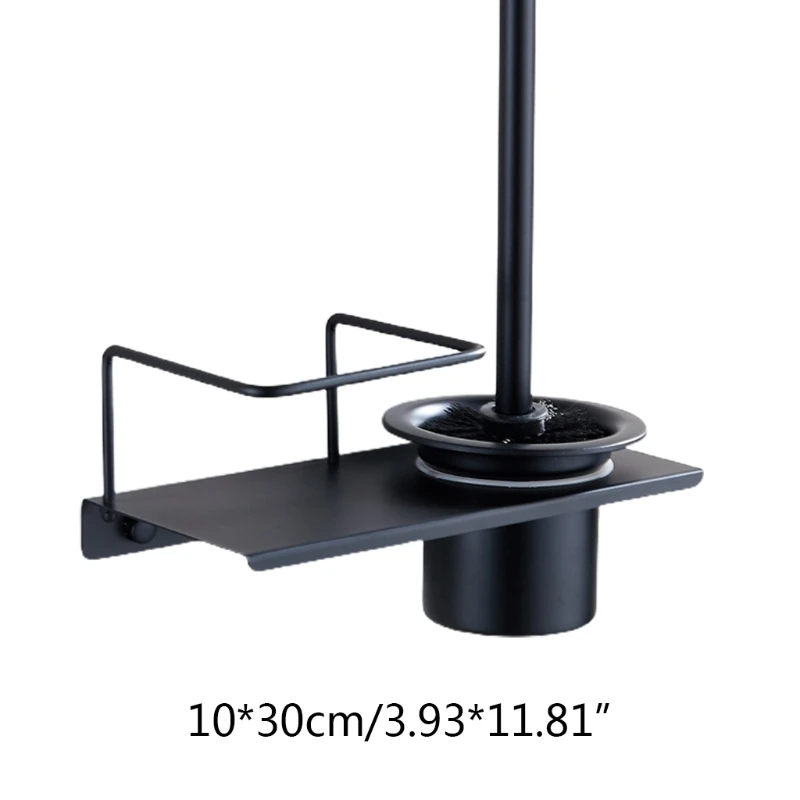 

Bathroom Toilet Brush Hanging Rack Wall-mounted Drainable Storage Shelf Toilet K3KA