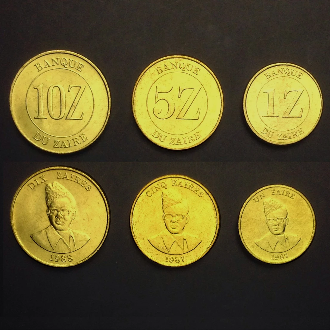 

Заир полный комплект из 3 штук монеты новые оригинальные монеты Unc 100% настоящие африканские монеты
