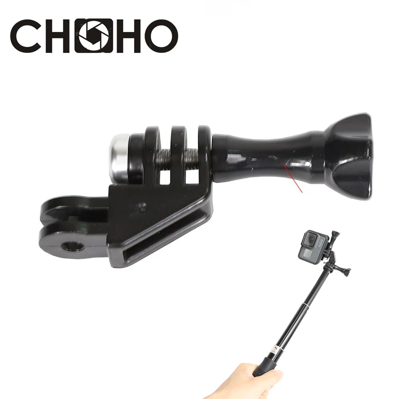 

90-degree Adapter adjustment arm multi conversion For Gopro Hero 11 10 9 8 Session SJCAM Xiaomi yi 4K Eken h9 Go Pro Accessories