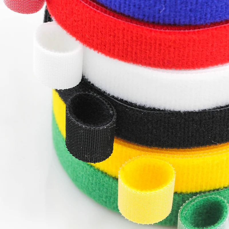 Самоклеящаяся лента нейлоновая застежка липучка для велькроса одежды без клея 1