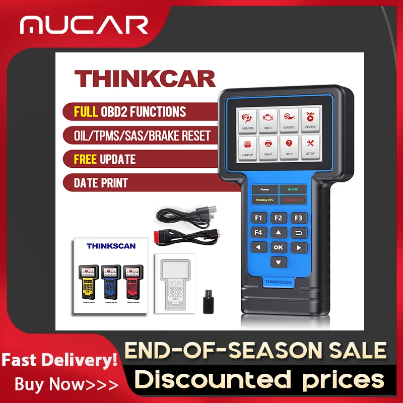 

THINKSCAN 601 бессрочный, бесплатный OBD2 считыватель кодов ECM/ABS/SRS, автоматический считыватель ошибок автомобиля/TPMS/тормоза/сброса, диагностически...