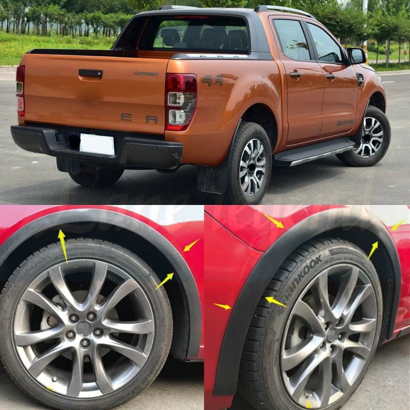Брызговики для Ford Ranger 2018 Wildtrak аксессуары брызговики 2016 2017 запчасти|Грязезащита| |