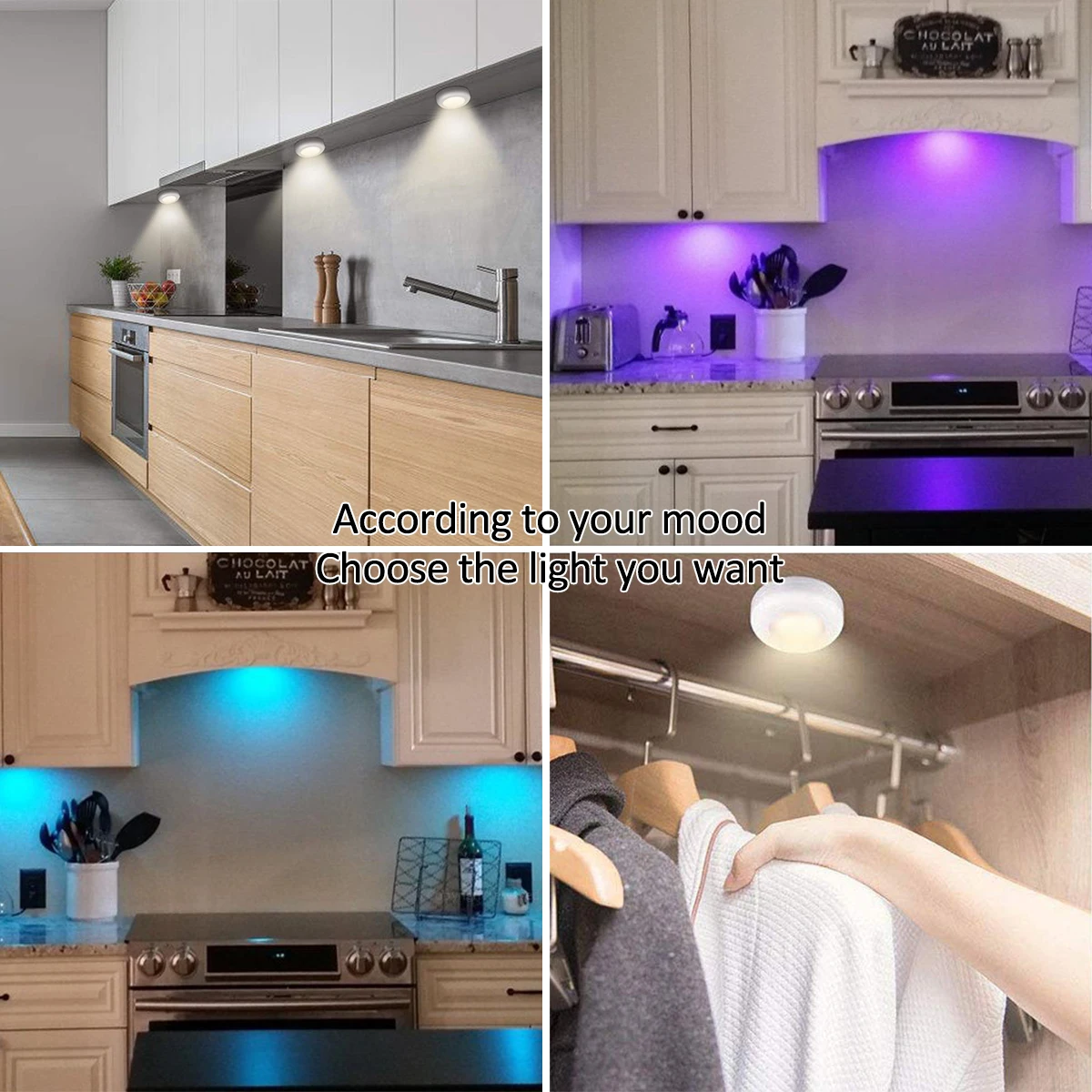 16 цветов 3 режима светодиодные светильники для освещения шкафа с пультом