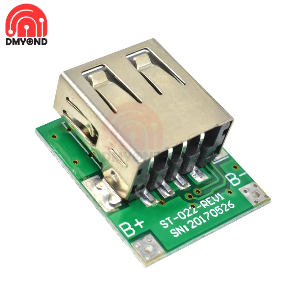 

5PCS/lot Boost Protection Charging Module 3.7V Lithium Battery 18650 Output 5V 1A Charging Board Module Step Up Power Supply