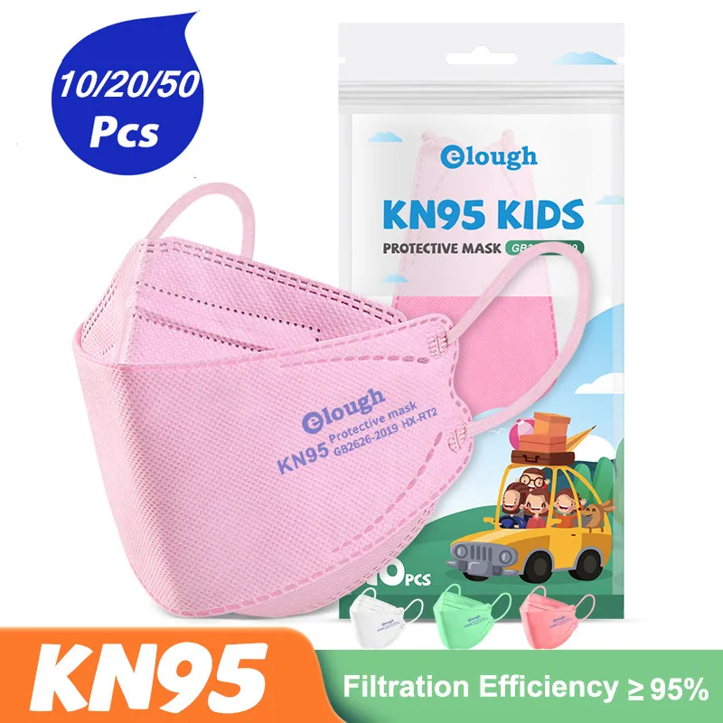 

10/20/50Pcs 9-12old Mask for children fpp2 mask kn95 masks kids ffp2 niños ffp2 approved mask ffp2reutilizable kid ffp2 infantil