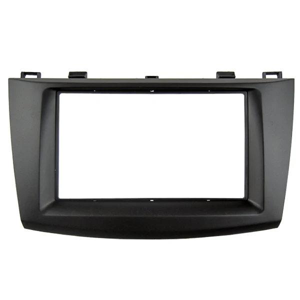 Double Din Car Fascia Radio Panel for 2009-2013 Mazda 3 Axela Dash Kit Install Mount Adapter Plate Console Bezel Facia Trim | Автомобили и