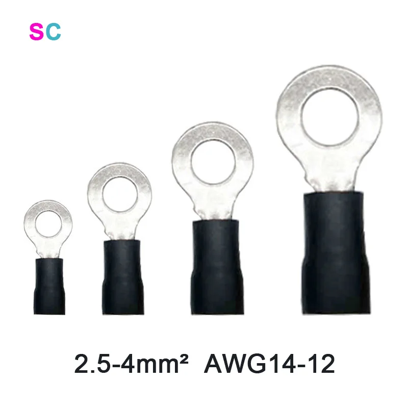 

Ring Type Insulated terminal RV3.5 series Cable Wire Connector 2.5-4mm² A.W.G 14-12 Electrical Crimped Cold End Joints