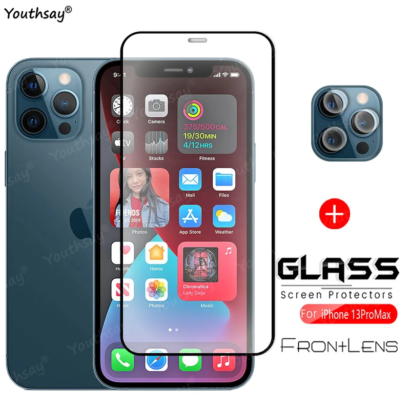 

For iPhone 13 Pro Max Glass Film Screen Full Cover Protective For Apple iPhone 13 Pro Max Mini 13 12 11 X XS XR Tempered Glass