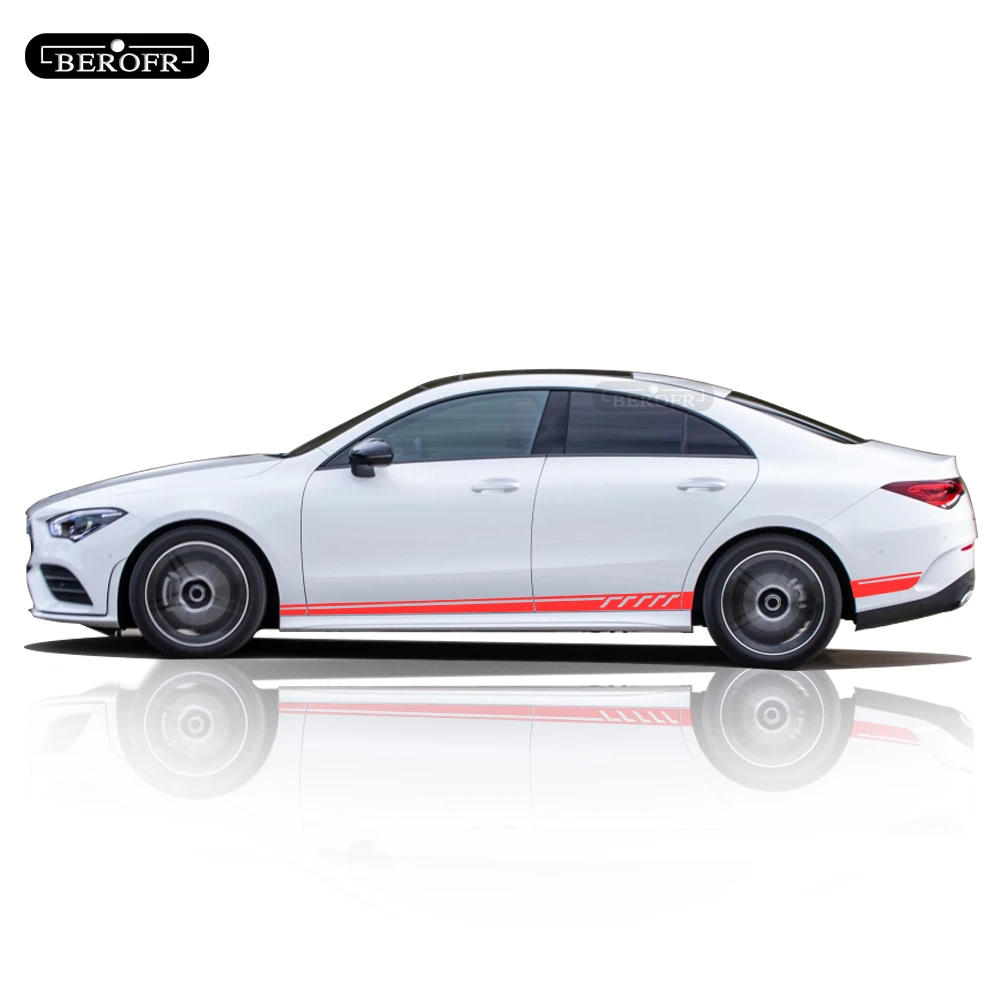 Наклейка для Mercedes Benz C117 X117 W117 C118 X118 CLA Class CLA45 AMG CLA35 Edition 1 дверь боковые полосы
