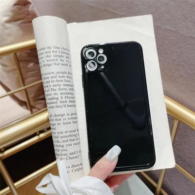 

B39 pure color phone case for iphone12pro TPU protective back case