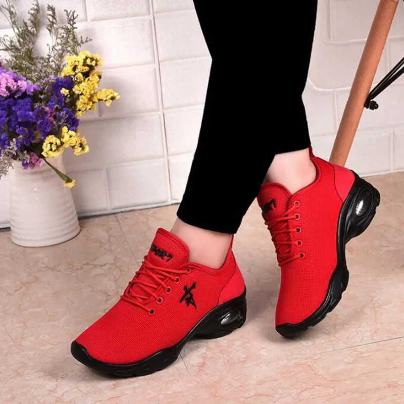 

Женские спортивные кроссовки, дышащая обувь для танцев на мягкой подошве, женская обувь для тренировок, женская обувь для современных джазо...