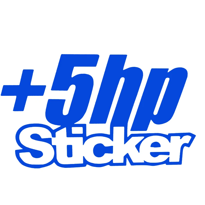 

Plus 5 HP + Vinyl JDM Ute Car 4x4 Decal Sticker Funny Race P Plate Preformance