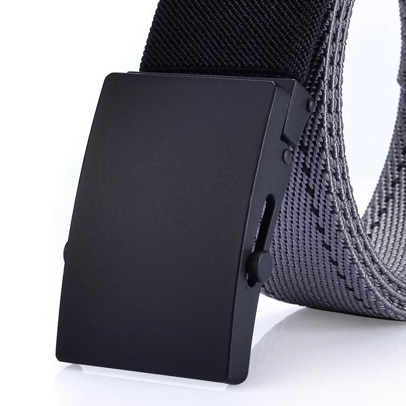 2021 унисекс Повседневное холст пояс металлической пряжкой мужские Мальчиков