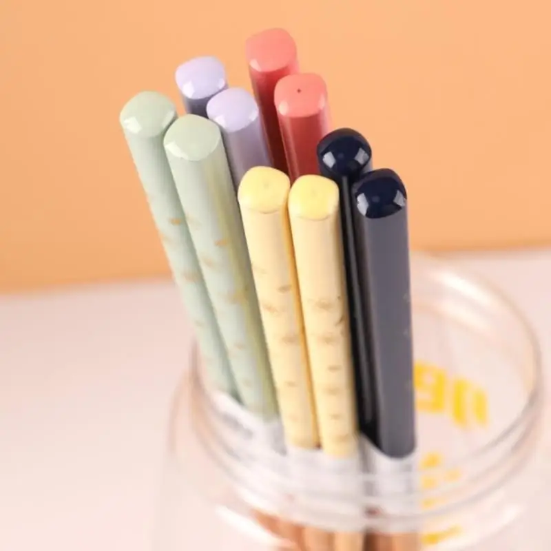 1Pair Tableware Small Floral Wooden Chopsticks Fresh |