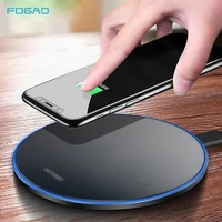 FDGAO 15W Wireless Charger for iPhone Pro Induction Fast Charging Pad for Samsung S21 S20 S10 Xiaomi