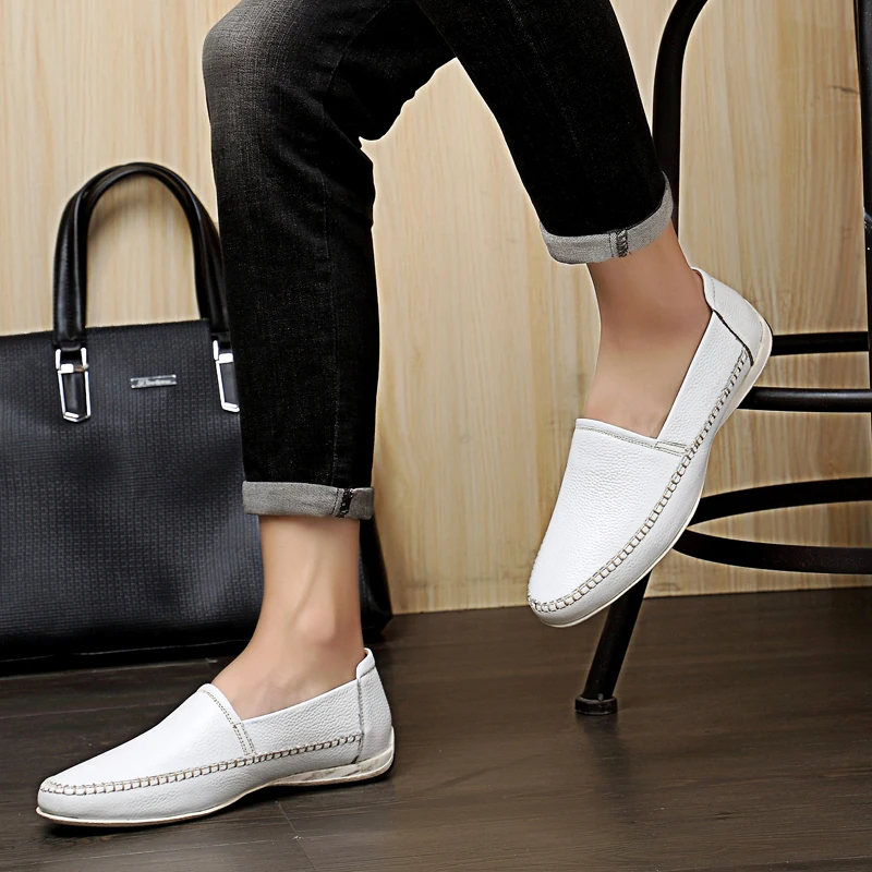 

Mens Causal Shoes Men Casual Shoes Sneakers Fashion Light Breathable For Man White Sapato Leather Mens Genuine Summer